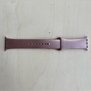 M/L 40mm Shiny Glossy Pink Apple Watch Band